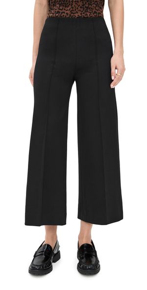 rag & bone Irina Wideleg Culotte Pants Black XL