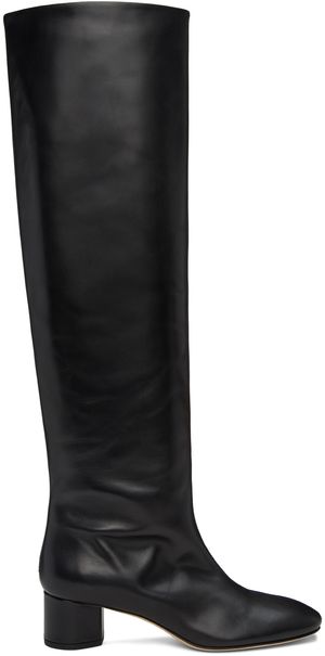 Aeyde Bottes cuissardes Willa noires