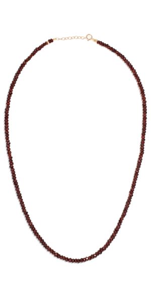 JIA JIA January Garnet Beaded Necklace Garnet One Size