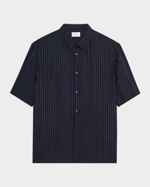 Men's Tonal Stripe Button-Down Shirt