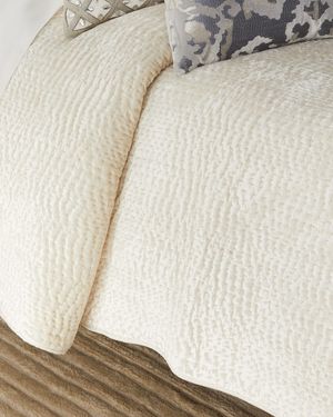 Pickstitch Velvet Quilt, King
