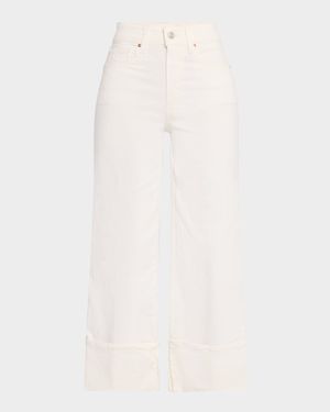 Sasha Ankle Jeans with Wide Cuffs
