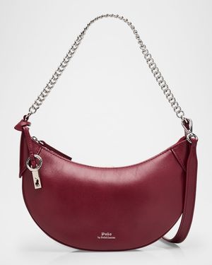 Polo ID Leather Mini Chain Bag