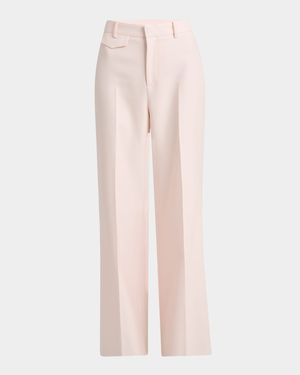 High-Rise Wide-Leg Suiting Trousers