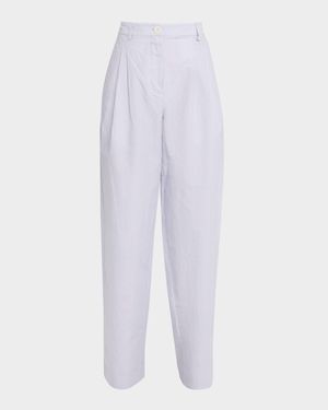 Eleanor High-Rise Linen Pants