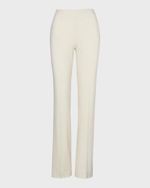 Alandra Straight-Leg Wool Pants
