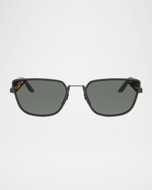 Signature Square Metal Sunglasses