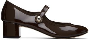 Repetto Brown Fabienne Mary Jane Heels