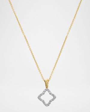 Cable Collectibles 18k Gold Quatrefoil Necklace