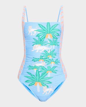 x Paolita Marilyn Ruched One-Piece Swimsuit