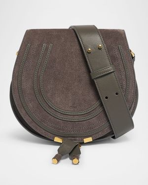 Marcie Crossbody Bag in Calfskin Suede