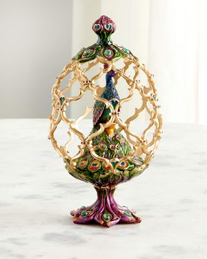 Decorative Peacock Egg