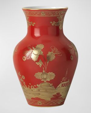 Red Oriente Italiano Ming Vase