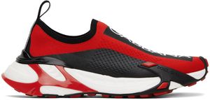 Dolce&Gabbana Red & Black Fast Sneakers