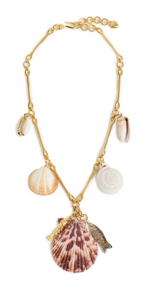 Brinker + Eliza Delmar Necklace Gold/Shell One Size