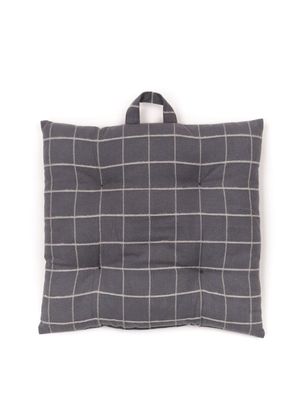 Today Linge De Maison - Galette de chaise en coton - Taille 40x40 - Gris