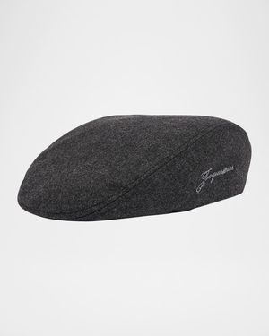 Men's Embroidered Beret