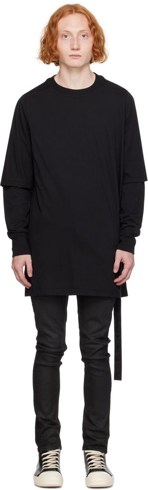 Rick Owens DRKSHDW Black Porterville Hustler Long Sleeve T-Shirt