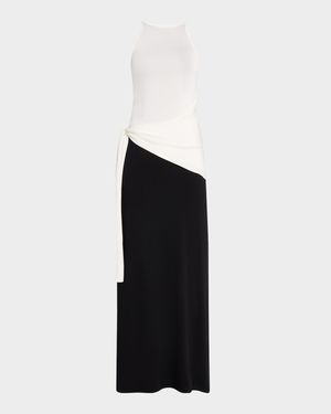 Emery Sleeveless Tie-Waist Dress