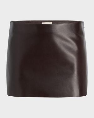 Jett Leather Mini Skirt