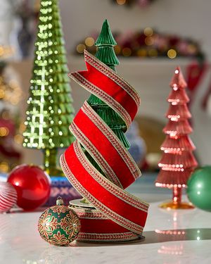 Velvet Crystal Jewel Trim Ribbon, 2.5" x 5 Yards