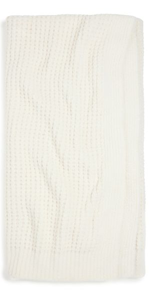 Barefoot Dreams CozyChic Waffle Throw Cream One Size