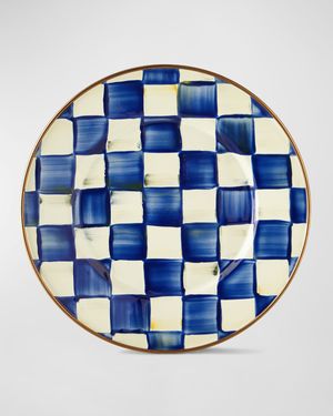 Royal Check Salad/Dessert Plate
