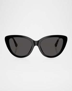 BE4457F Cat Eye Acetate Sunglasses
