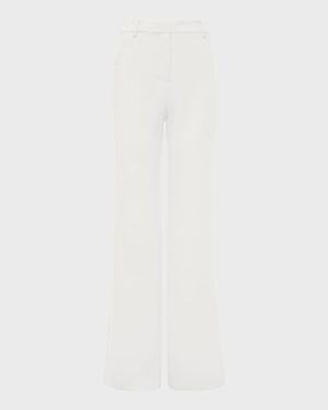 Gavin Wide-Leg Crepe Pants