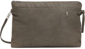 Rick Owens Gray Hollywood Big Adri Bag