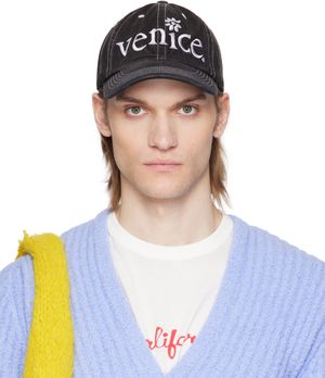 ERL Black 'Venice' Cap