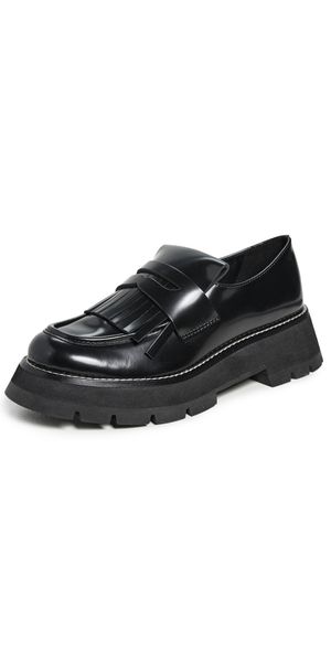 3.1 Phillip Lim Kate-Lug Sole Loafers W Tassels Black 37