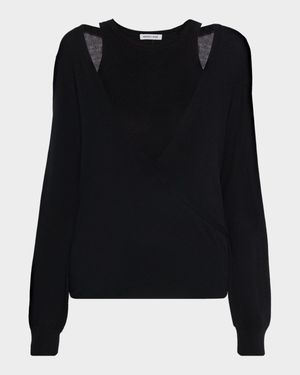Lolasee Layered Knit Top