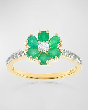 Pear Petal 14K Ring