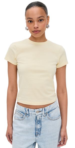 Good American Super Stretch Baby Tee Light Ray001 3XL