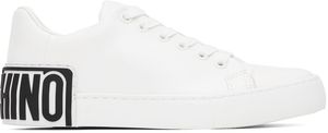 Moschino White Maxi Logo Sneakers