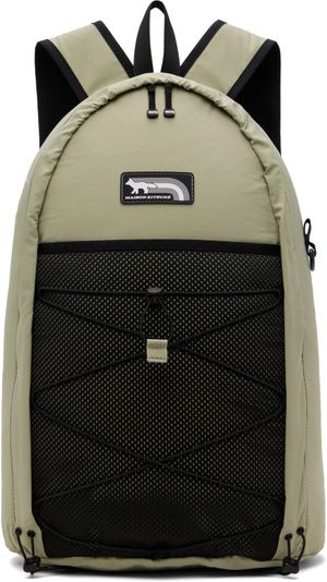 Maison Kitsuné Green Flash Fox Backpack