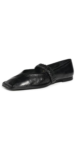 ALOHAS Lautan Leather Ballet Flats Black 35