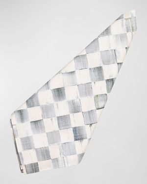 Sterling Check Napkin
