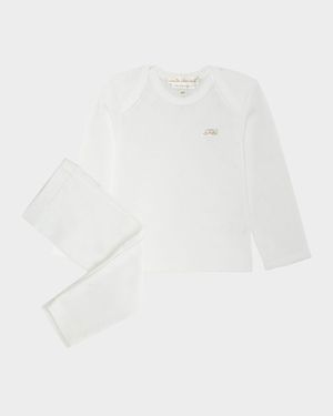 Kid's Embroidered Two-Piece Set, Size Newborn-18M