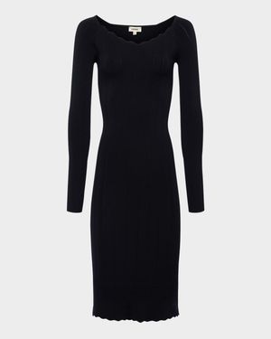 Felizia Long-Sleeve Knit Dress