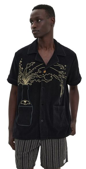 Tombolo 'Big Brut' Cabana Shirt Black M