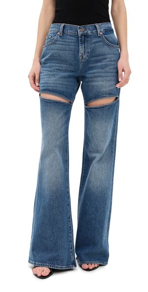 7 For All Mankind Spencer Flare Jeans Weekend 27