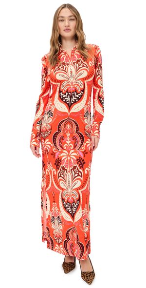 Cara Cara Clarence Dress Palm Pavillion Coral XXL
