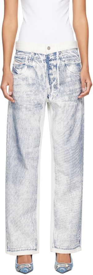 Diesel Jean 2001 D-Macro blanc