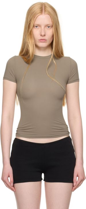 SKIMS Taupe Fits Everybody T-shirt