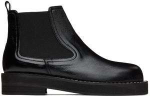COMME SE-A SSENSE Exclusive Black Ronda Boots