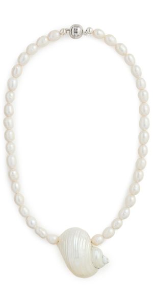Julietta Mykonos Necklace Pearl One Size