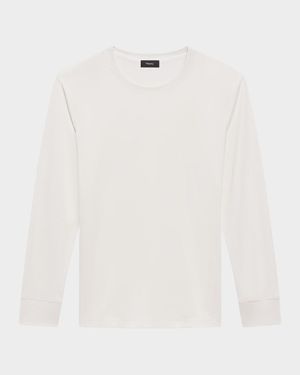 Men's Essential Tee Long Sleeve in Anemone Milano