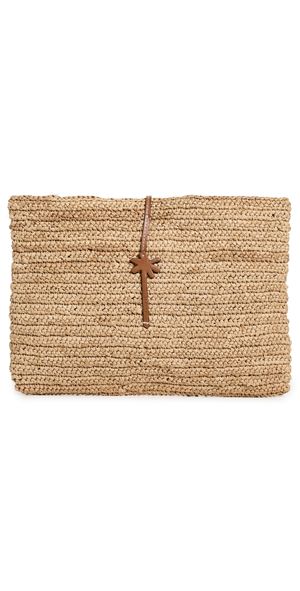Manebi Clutch Tan One Size